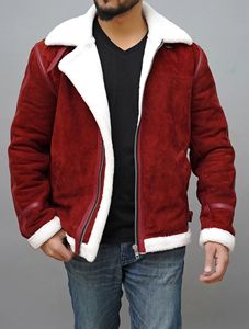 Furat Leathers Men's Winter Oversized Leather Casual Jacket Stand Collar Breathable Windproof High Quality OEM Professional - Product Image 5