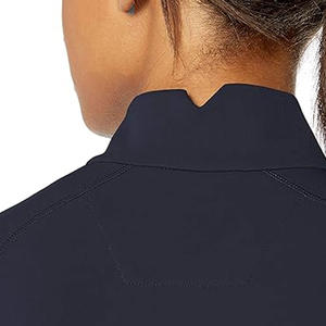 Women's <b>Yoga</b> <b>Jacket</b> Stretch Fabric Stand Collar Slim Fit Zipper Sweat-wicking Breathable Spandex Fitness Long Sleeve <b>Yoga</b> <b>Jacket</b> - Product Image 4