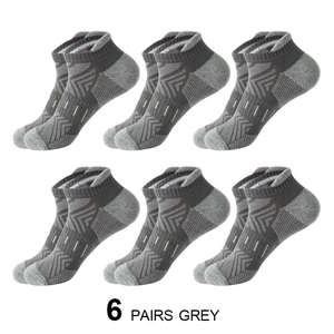Cross-Border Men's Crew Sports <b>Socks</b> Sweat-Absorbent Non-Slip Towel Anti-Bacterial Spandex/Polyester/Cotton Professional - Product Image 3