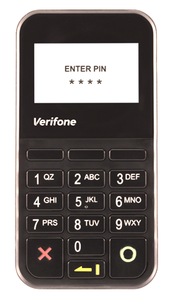 เครื่องรับชำระเงินแบบพกพา Verifone PP1000SE V3 พร้อมแป้นพิมพ์และเครื่องพิมพ์ความร้อนสำหรับสมาร์ทโฟน ไม่มีการรับประกัน - Product Image 1