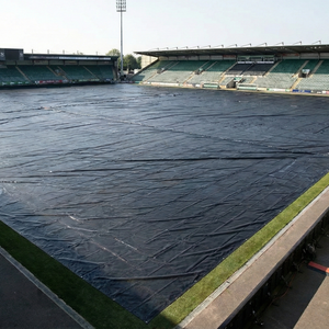 Outdoor Sports Ground Cover Waterproof Field Protection Sheet Dustproof <b>Windproof</b> Tarpaulin CoverTurf Protection Tarpaulin Cover - Product Image 3