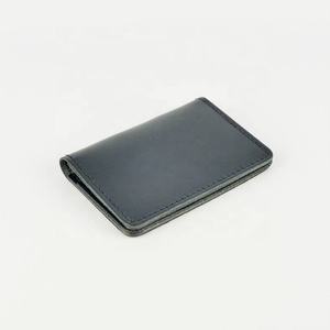 Handmade Navy Leather Card <b>Holder</b> / Slim Credit Travel Card <b>Wallet</b> /Chroma Made by RIMZA INDUSTRIES - Product Image 2