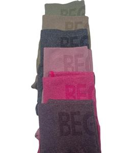 Venta al por mayor Leggings de compresión Mujeres Levantamiento de glúteos Pantalones de Yoga de cintura alta Leggings deportivos elásticos 100% algodón - Product Image 6