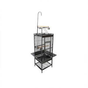 Jaula para loros Yommy de 80x76x172cm con soporte para pájaros - Product Image 3