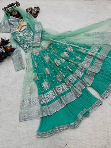 Costume Salwar Kameez en velours brodé lourd et nouvelle collection Dupatta exportateur et fournisseur indien pour les mariages - Product Image 6