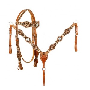 Mascarilla occidental de cuero de vaca 100% hecha a mano, calidad superior, Collar para el pecho, venta al por mayor - Product Image 1