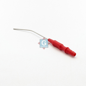 Tubo de Succión Rojo de Material No Magnético Zoellner, Instrumento Quirúrgico ENT Manual - Product Image 1