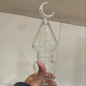 Muslim Moon Star Tower Tabletop Handcrafted Crystal Glass Kaaba Mecca Makkah Allah Ramadan Wedding Islamic Gift Party - Product Image 2