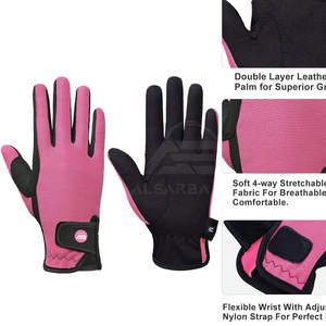 ถุงมือขี่ม้าขายส่ง ราคาดีที่สุด ออกแบบโลโก้ได้ตามต้องการ ถุงมือขี่ม้าแบบน้ำหนักเบา - Product Image 3