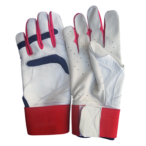 QASWA SPORTS Vibrant Orange High-Visibility Batting Gloves Reinforced Grey Leather Palm Premium Non-Slip <b>Hook</b> Loop Closure - Product Image 3