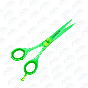 Tijeras de peluquero con mango de acero verde de acero inoxidable mejor calificadas, tijeras de peluquero de hoja afilada doble, instrumentos de belleza - Product Image 4