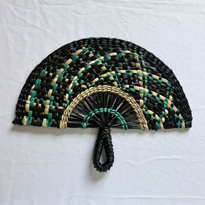 Éventail en jonc de mer naturel pour décoration de mariage, cadeaux de fête, événements en plein air, thème plage, décoration style bohème - Product Image 1