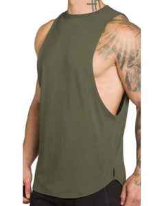Débardeur de sport personnalisé avec logo pour hommes, débardeur de musculation à col rond pour hommes, débardeurs de musculation pour hommes, débardeurs unisexes de haute qualité. - Product Image 3