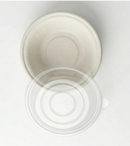 Bol à Poke en Bagasse Compostable avec Couvercle 750 ml - Product Image 1
