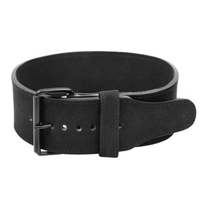 Ceinture de musculation en cuir de vachette de qualité supérieure, design carré formel, boucle à double ardillon personnalisée, pour la musculation en salle de sport, OEM ODM - Product Image 4