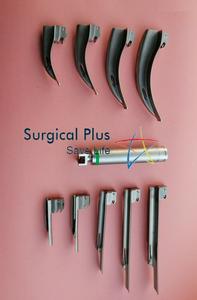 Set de Laringoscopio de Fibra Óptica con 5 Hojas Miller y 4 Hojas Macintosh, Hojas de Acero Inoxidable para Anestesia y ORL, Fibra Óptica Quirúrgica - Product Image 4