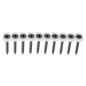 Tornillos para paneles de yeso metálicos ensartados para máquina atornilladora automática, acabado de fosfato negro, rosca estándar, cabeza de trompeta - Sujetadores THV - Product Image 3