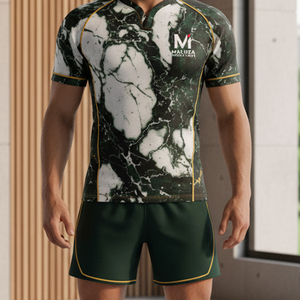 เสื้อรักบี้แบบซับลิเมชั่นเต็มตัวขายส่ง พิมพ์โลโก้สโมสร หมายเลข และชื่อได้ตามสั่ง ชุดยูนิฟอร์มรักบี้สำหรับการแข่งขัน ทนทาน ผู้จำหน่ายชุดยูนิฟอร์ม - Product Image 5