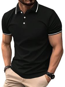 Notre polo est lavable en machine et conçu pour résister aux rides, ce qui rend les tissus respirants de haute qualité - Product Image 2