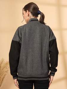 Chaqueta Universitaria de Béisbol para Mujer Zeta Phi Beta, Última Moda, a un Precio Muy Razonable, Servicio OEM - Product Image 5