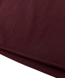 T-shirt court pour homme, rouge, manches courtes, col rond, couleur unie, décontracté, tricoté, coupe ajustée - Product Image 6