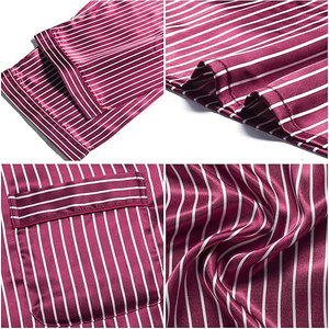 Ensemble de pyjama d'été essentiel pour homme : T-shirt à manches courtes et col rond, short à taille élastique, doux, respirant et léger pour la maison - Product Image 5