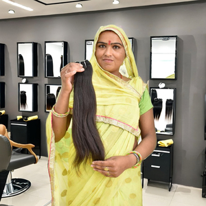 Extensiones de Cabello Indio Virgen Remy de Doble Trama, Liso, con Cutícula Alineada, de Color Natural, Sin Químicos, al por Mayor - Product Image 5