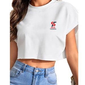 Top Corto para Mujer, Diseño Moderno y Elegante, Tejido Elástico Altamente Transpirable, Costuras Perfectas, Ideal para Uso Diario - Product Image 1