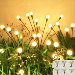 Luci Solari da Giardino 6 Effetto Lucciola Oscillanti al Vento, Impermeabili IP4X, per Esterni e Cortili - Product Image 1