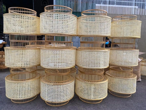 Eco2go Vietnam Factory Price Natural Bamboo Woven <b>Candle</b> Holder <b>Lantern</b> <b>Outdoor</b> Portable Decorative Bamboo <b>Lantern</b> for Garden - Product Image 6