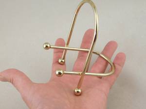 Décoration d'intérieur : Chevalet de présentation autoportant en métal doré, réglable, pour décoration de sol et de mariage - Product Image 3