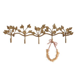 Antique Cast Metal Style Antler Coat Rack <b>Wall</b> Mounted Decorative Deer Horn Multi-Hook Hanger Rustic Heavy Duty Jewelry and Hat - Product Image 6