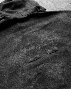 New Distress Winter <b>Workers</b> Workwear Jeans <b>Jacket</b> Heavyweight Denim Hoodie Work <b>Jacket</b> With Hood Sherpa Lined Winter <b>Jacket</b> - Product Image 5