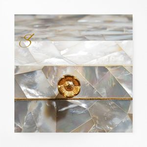 Genuine <b>Large</b> Mother of Pearl Jewelry <b>Box</b> Handmade Shell Inlay Storage Case Luxury Keepsake <b>Gift</b> <b>Box</b> Wholesale - Product Image 6