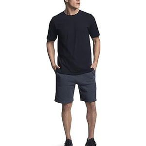 Camiseta de algodón lisa de alta calidad para hombre - Product Image 1