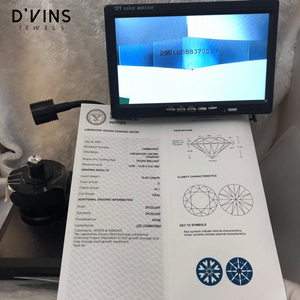Diamantes Sintéticos (Cultivados en Laboratorio) D'vins Jewels, Corte Brillante Redondo, G VVS2, 10.43CT, Venta al Por Mayor para la Fabricación de Joyas - Product Image 2