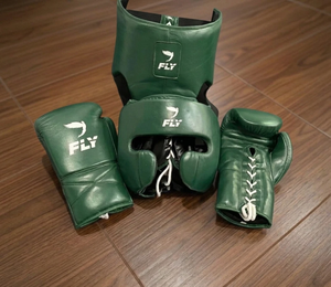 Precio al por mayor, conjunto de boxeo de piel de vaca auténtica de alta calidad, hecho a medida, para entrenamiento y combate profesional. - Product Image 6