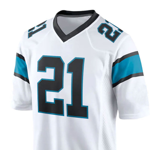 Oferta Especial: Camiseta de Fútbol Americano Personalizada con Textura, para Hombre, Transpirable, de Poliéster, Cuello en V, Uniforme Deportivo, OEM, Marca Privada, Proveedor al por Mayor - Product Image 3