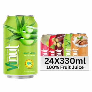 VINUT Jus d'Aloe Vera 330ml Boisson Rafraîchissante Vietnam Usine Prix Sans Sucre Marque Privée Option Échantillon Gratuit - Product Image 1