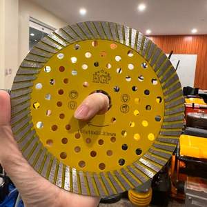 Lame de coupe industrielle diamantée HGP TCD150 150 mm, revêtement Ti, jante turbo, 6 pouces, pour céramique et béton, utilisation humide/sèche, OEM - Product Image 5