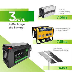 Batería de Litio Recargable Portátil de 150Ah y 12.8V para Almacenamiento de Energía, Uso Doméstico, Baterías de Iones de Litio Prismáticas de 12V - Product Image 3