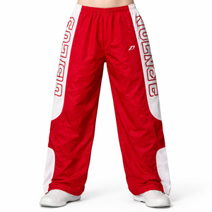 Pantalones Deportivos con Paneles de Color y Gráficos para Hombre, Cintura Elástica, Corte Holgado, Ligeros, Resistentes al Viento, con Letras Laterales, Estilo Urbano, Pedido al por Mayor - Product Image 1