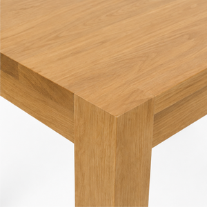 Ensemble de salle à manger ARTERRA, style farmhouse moderne de luxe, table rectangulaire en teck avec chaises à dossier haut pour la maison - Product Image 5