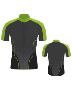 Maillot de cyclisme à manches courtes pour homme, bleu et blanc, maillot de vélo personnalisé par sublimation, respirant et à séchage rapide, maillot de course sur route - Product Image 2