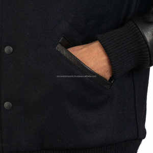 Veste de baseball pour homme, coupe-vent, respirante, personnalisée, 100% coton, réversible - Product Image 3