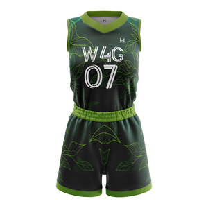 ชุดยูนิฟอร์มบาสเก็ตบอลสำหรับผู้หญิง OEM/ODM ผลิตจากโพลีเอสเตอร์ 100% พิมพ์ลายด้วยความร้อน ระบายอากาศได้ดี ซึมซับเหงื่อ แห้งเร็ว - Product Image 5