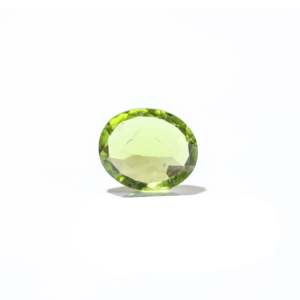 Loose 5.4 Carat Luxury Peridot Gemstone Emerald Cut for Fine Jewelry - Product Image 2