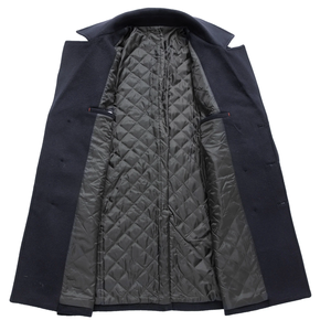 Abrigos de Invierno Largos hasta la Pantorrilla con Cuello en V, 100% Cachemira, para Mujer, con Botones de Cuerno, Transpirables, Hechos en Fábrica, con Tela de Lona - Product Image 6