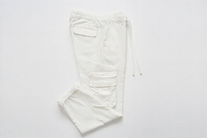 Vintage Wash Blue <b>Denim</b> Cargo Trouser Unisex Relaxed Fit Retro Style Durable Jean <b>Material</b> - Product Image 2