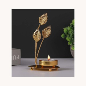 Exclusive Gold Metal <b>Tealight</b> Candle Holder Luxury Stylish New Design Customized Decorative Home Accent - Product Image 1